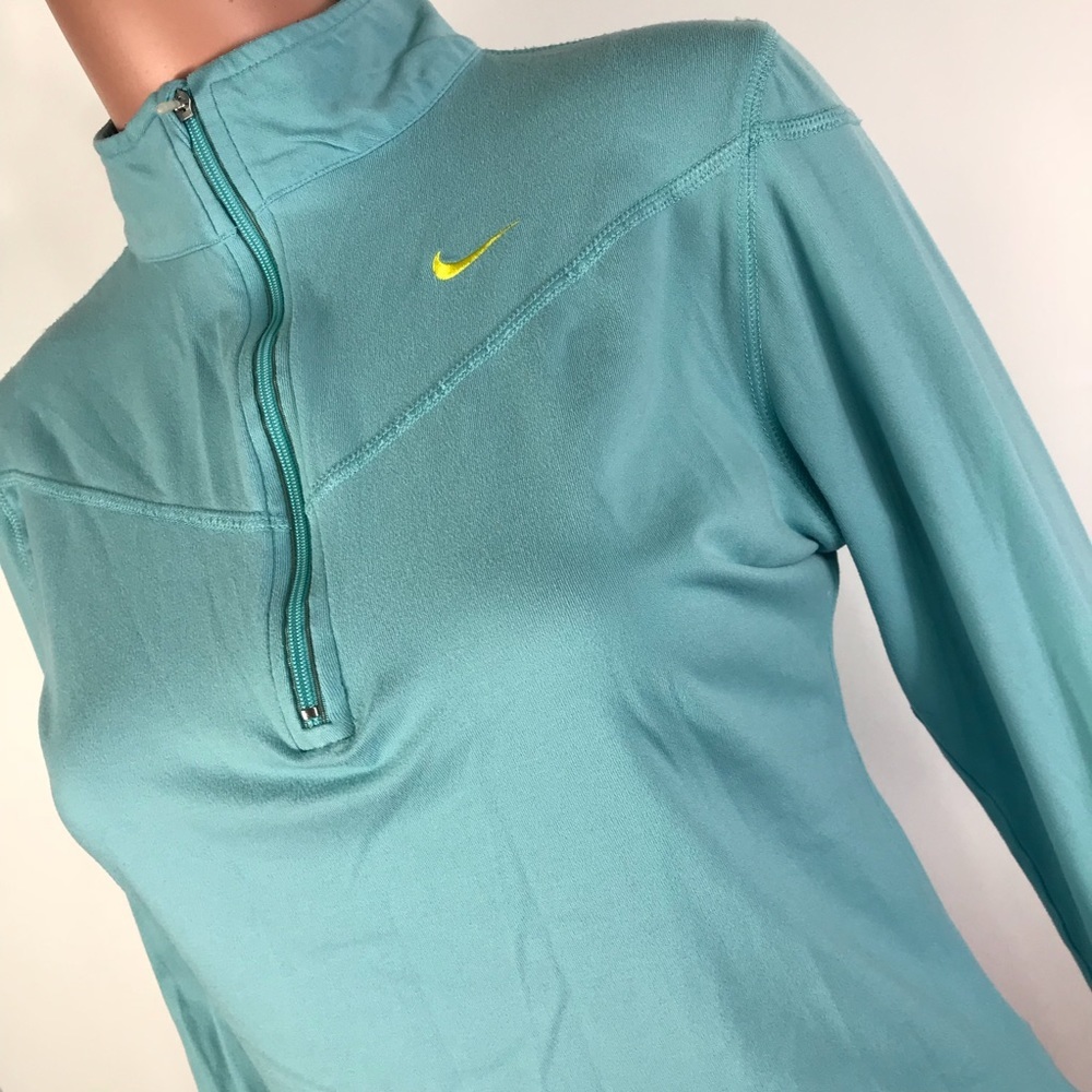Nike Light Blue Long Sleeve Sports Top Sz Small - Picture 5 of 8